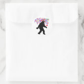 Onafhankelijkheidsdag Sasquatch Ronde Sticker (Tas)