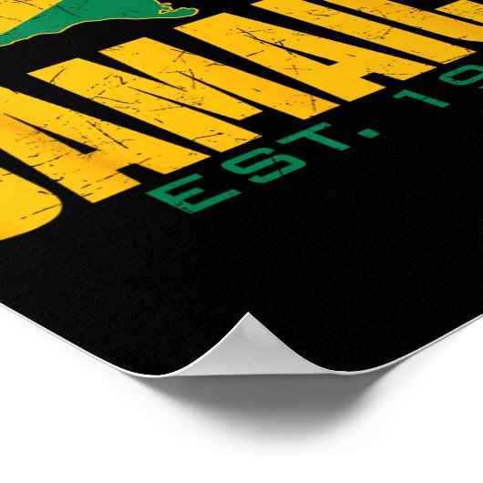 Onafhankelijkheidsdag sinds 1962 Trotse Jamaicaans Poster (Hoek)