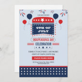 Onafhankelijkheidsdag Sjabloon Kaart (Voorkant / Achterkant)