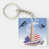 Onafhankelijkheidsdag Sleutelhanger (Voorkant)