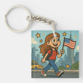 Onafhankelijkheidsdag Sleutelhanger (voorkant)