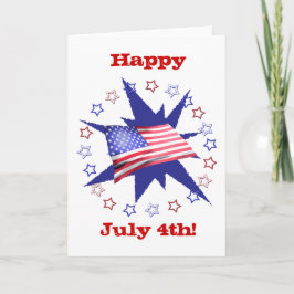 Onafhankelijkheidsdag Star Cirkel Kaart