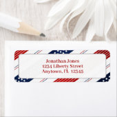 Onafhankelijkheidsdag sterren & stripes | Amerika Etiket (Insitu)