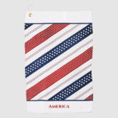 Onafhankelijkheidsdag sterren & stripes | Amerika Golfhanddoek (Voorkant)