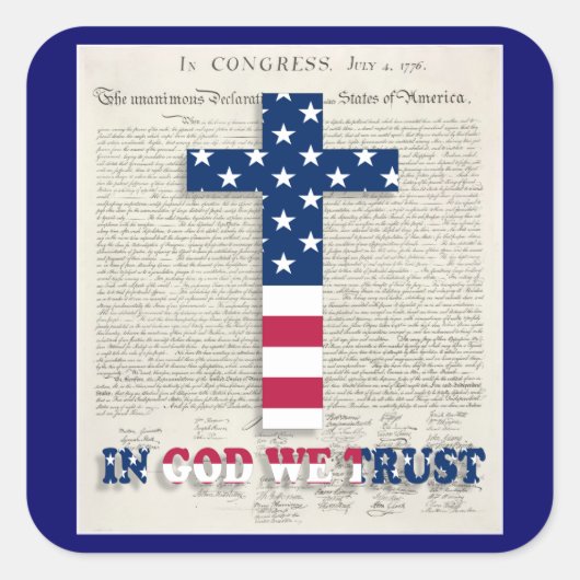 Onafhankelijkheidsdag Sticker (Voorkant)