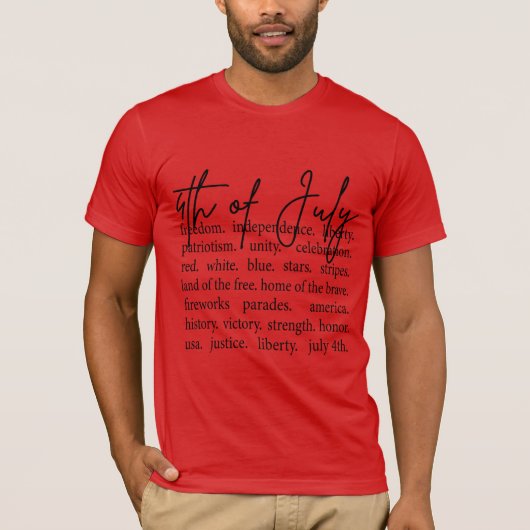 Onafhankelijkheidsdag T-shirt (Voorkant)