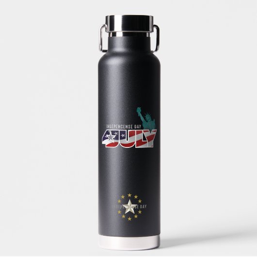 Onafhankelijkheidsdag | thermisch geïsoleerd koper waterfles (Voorkant)