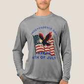 Onafhankelijkheidsdag Tri-Blend Shirt (Voorkant volledig)