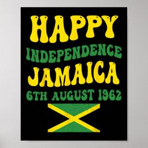 Onafhankelijkheidsdag Trotse Jamaicaanse vlag 6 au Poster