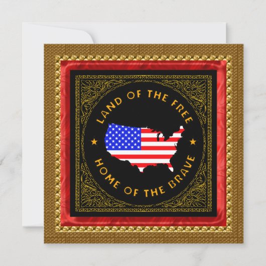 Onafhankelijkheidsdag Uitnodiging (Voorkant)