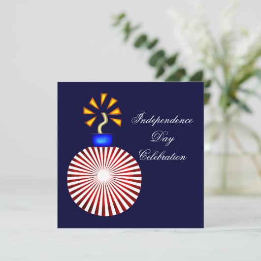 Onafhankelijkheidsdag Uitnodiging (Staand voorkant)