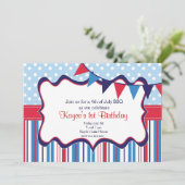 Onafhankelijkheidsdag Uitnodiging (Staand voorkant)