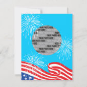 Onafhankelijkheidsdag uitnodiging van de Kind (Achterkant)