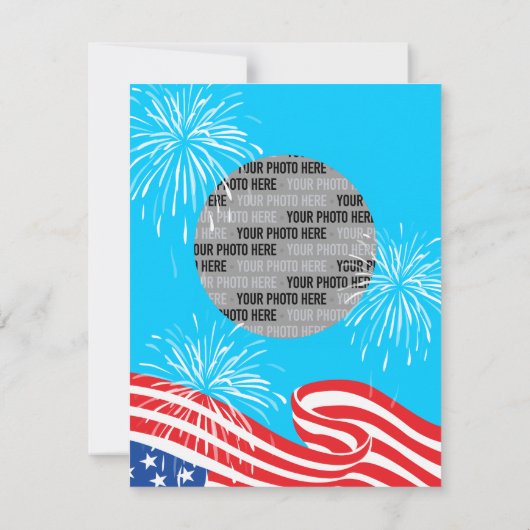 Onafhankelijkheidsdag uitnodiging van de Kind (Achterkant)