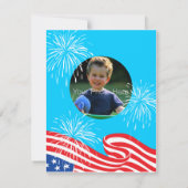 Onafhankelijkheidsdag uitnodiging van de Kind van  (Achterkant)