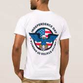 Onafhankelijkheidsdag Unisex T-Shirt (Achterkant)