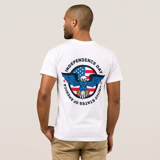 Onafhankelijkheidsdag Unisex T-Shirt (Achterkant volledig)