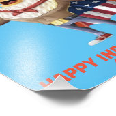 onafhankelijkheidsdag usa foto afdruk (Hoek)