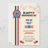 Onafhankelijkheidsdag Usa Uitnodiging Flyer (Voorkant)