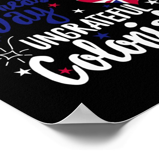 Onafhankelijkheidsdag van de Britse kolonialen Poster (Hoek)