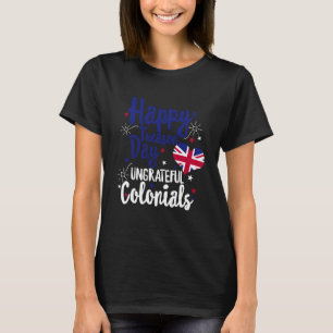 Onafhankelijkheidsdag van de Britse kolonialen T-shirt