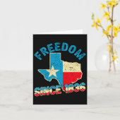 Onafhankelijkheidsdag van Texas 1836 Kaart (Gele Bloem)