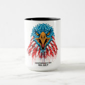 Onafhankelijkheidsdag van USA Coffee Mok (Midden)