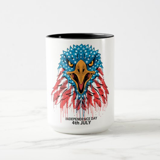 Onafhankelijkheidsdag van USA Coffee Mok (Midden)