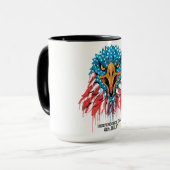 Onafhankelijkheidsdag van USA Coffee Mok (Voorkant links)