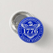 Onafhankelijkheidsdag Verenigde Staten Adelaar Bad Ronde Button 3,2 Cm (Voorkant /achterkant)