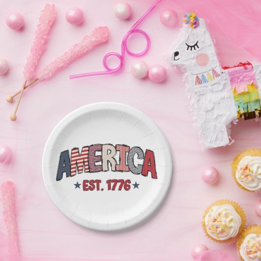Onafhankelijkheidsdag vierde juli Party Paper Bord (Feest)