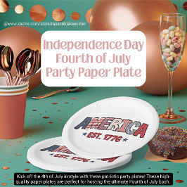 Onafhankelijkheidsdag vierde juli Party Paper Bord