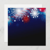 **ONAFHANKELIJKHEIDSDAG VIEREN** UITNODIGING (Voorkant / Achterkant)