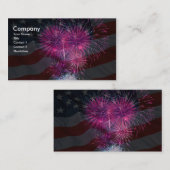 Onafhankelijkheidsdag Visitekaartje (Voorkant / Achterkant)