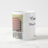 Onafhankelijkheidsdag vlag - Martha's wijntuin Grote Koffiekop (Voorkant)