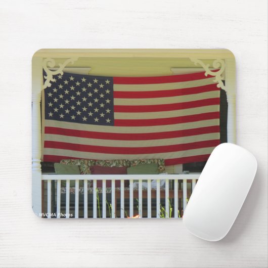 Onafhankelijkheidsdag vlag - Martha's wijntuin Muismat (Met muis)