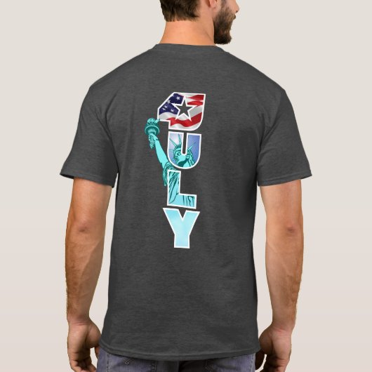 Onafhankelijkheidsdag | Volwassene T-shirt (Achterkant)