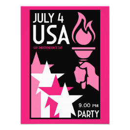 Onafhankelijkheidsdag voor homo's foto afdruk