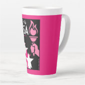 Onafhankelijkheidsdag voor homo's latte mok (Rechterhoek)