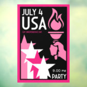 Onafhankelijkheidsdag voor homo's raamsticker (Vel 3)