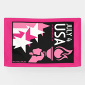 Onafhankelijkheidsdag voor homo's spandoek (Horizontaal)