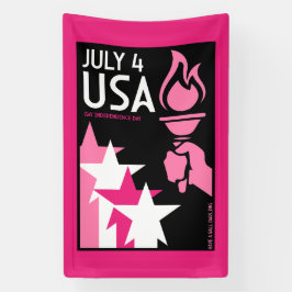 Onafhankelijkheidsdag voor homo's spandoek