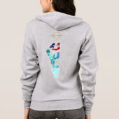 Onafhankelijkheidsdag | Vrouwen Full-zip Hoodie (Achterkant)