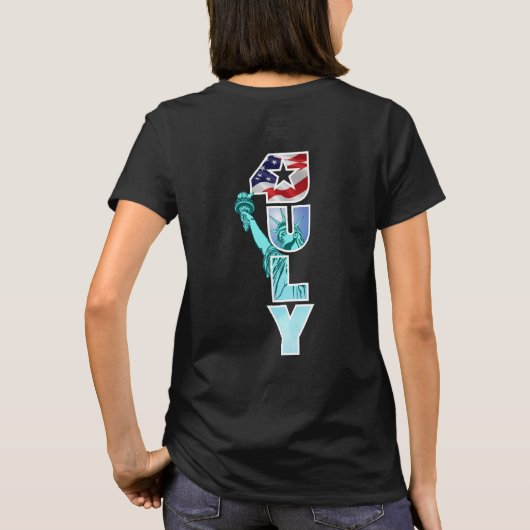 Onafhankelijkheidsdag | Vrouwen T-shirt (Achterkant)