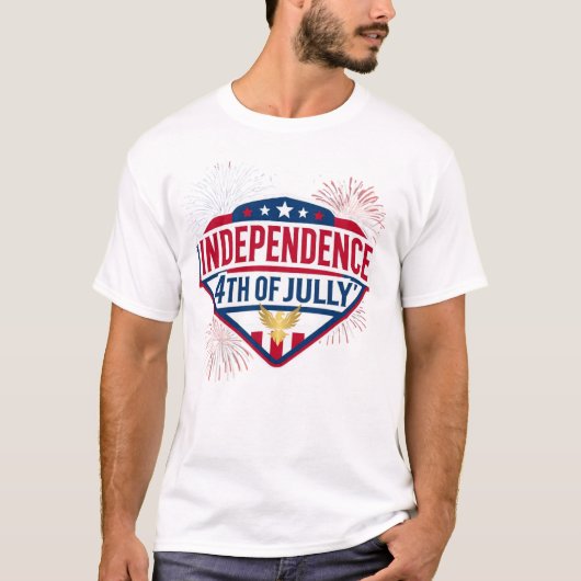 Onafhankelijkheidsdag VS T-shirt (Voorkant)