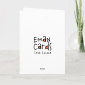 Onafhankelijkheidsdag VS - Taart Kaart (Achterkant)