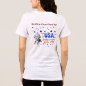 Onafhankelijkheidsdag VS Tri-Blend Shirt (Achterkant)