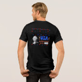 Onafhankelijkheidsdag VS Tri-Blend Shirt (Achterkant volledig)
