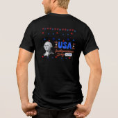 Onafhankelijkheidsdag VS Tri-Blend Shirt (Achterkant)