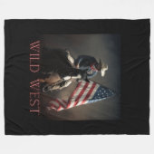 Onafhankelijkheidsdag, Wild West, Cowboy, 4 juli Fleece Deken (Voorkant (Horizontaal))